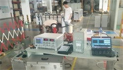 國(guó)電西高為寧波電器公司調(diào)試無(wú)局放試驗(yàn)裝置 國(guó)電西高為寧波電器公司調(diào)試無(wú)局放試驗(yàn)裝置