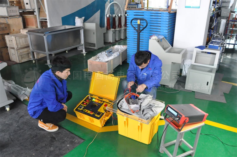 屏蔽服屏蔽效率試驗(yàn)成套裝置現(xiàn)場(chǎng)試驗(yàn)二