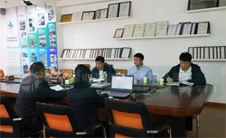 青島客戶(hù)到國(guó)電西高參觀考察三級(jí)承試資質(zhì)設(shè)備