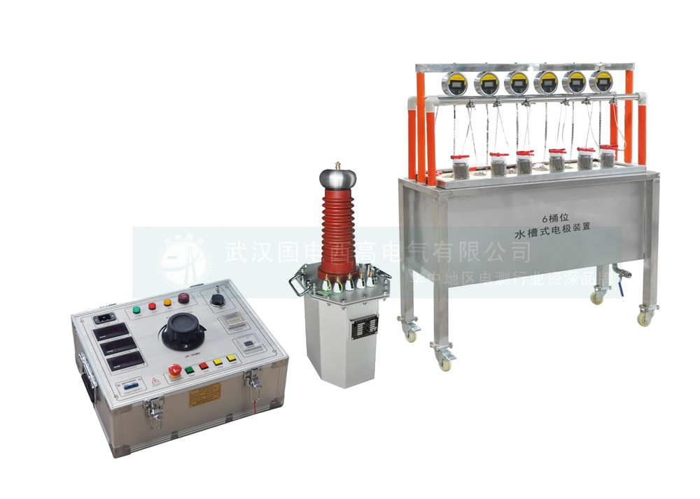 絕緣手套（靴）耐壓試驗(yàn)裝置數(shù)顯箱油變水槽式（6桶位）