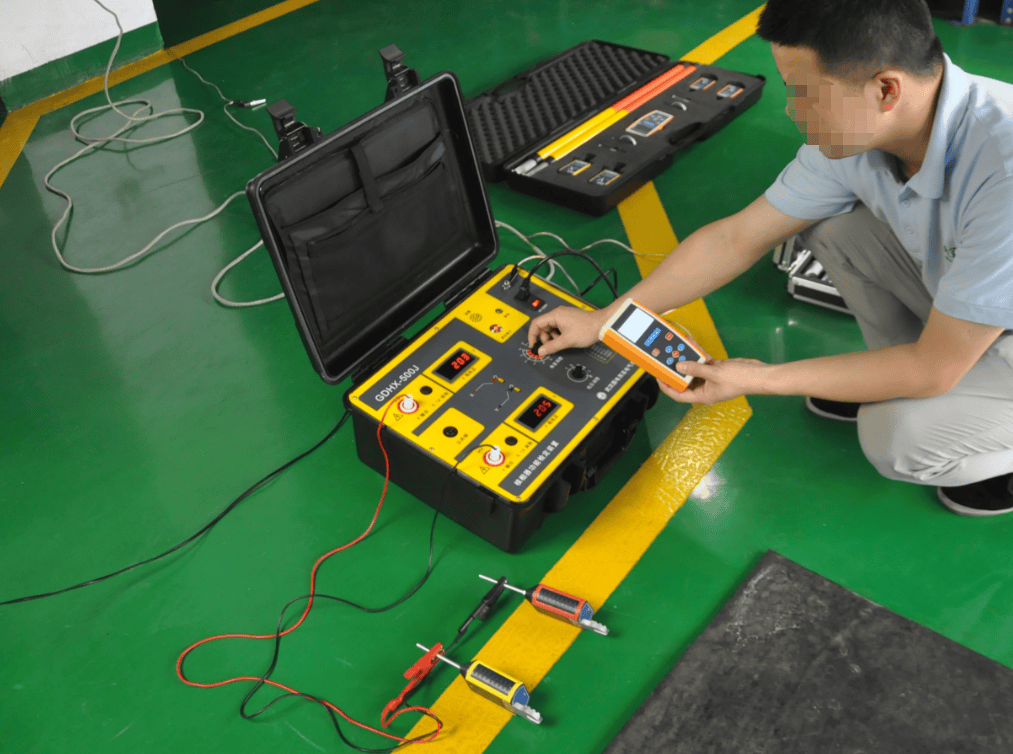 核相器功能檢定裝置實物圖